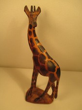 Wood Sculpture Giraffe Sculpture Art