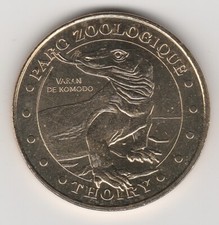 A 2012 TOKEN MEDAILLE MONNAIE DE PARIS -- 78 770 N°4 PARC ZOO DE THOIRY / VARAN