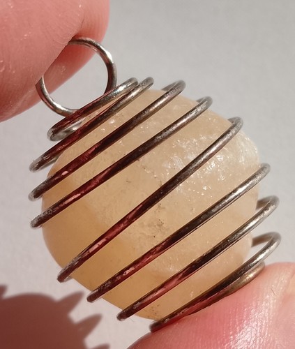 Pendentif 5gr 26mm calcite - 26mm,
