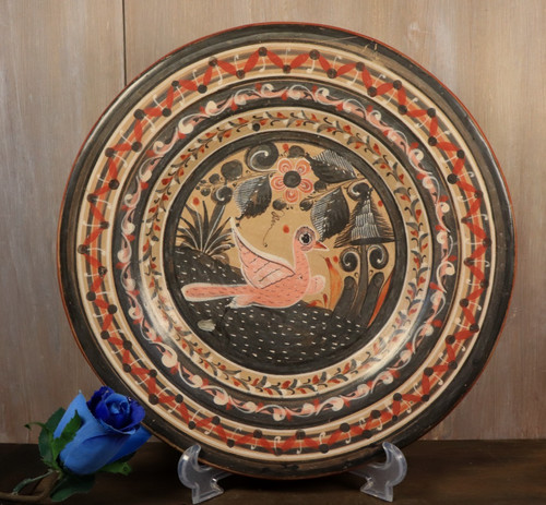 Grande assiette murale ancien - grande,