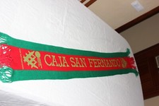 Écharpe Officiel Antique Basket-Ball Écran en Soie Panneau Du Boîte San Fernando