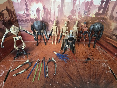 Star wars figurines - star,