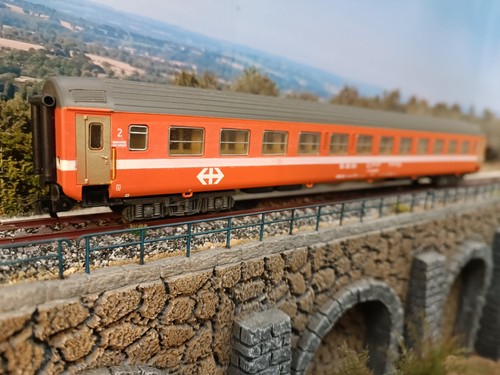 Voiture sbb cff ffs orange - voiture,