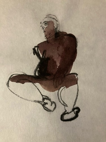 Très beau dessin aquarelle - dessin,