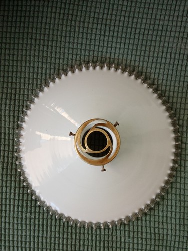 Abat jour ancien opaline - -,