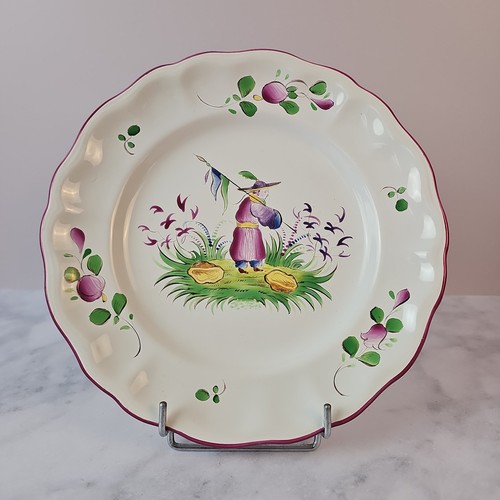 Assiettes faïence ancienne - faïence, de