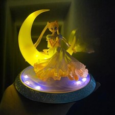 sailor moon night light figure 14cm light figurine manga collection 