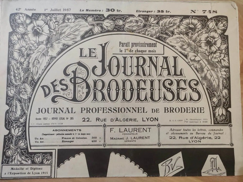 Journal des brodeuses 748 - le,