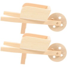 2 Pcs Mini Brouettes À Bois