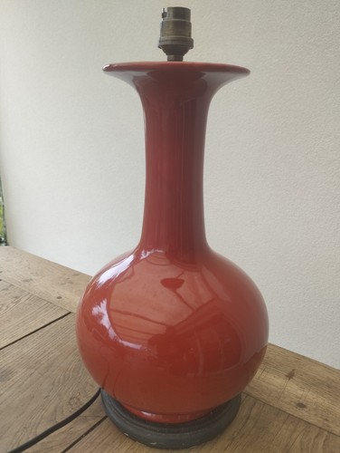 Vase chinois porcelaine sang - vase,