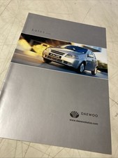 Daewoo Kalos 2003 prospectus