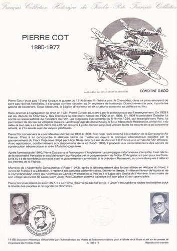 Document philatélique 1er