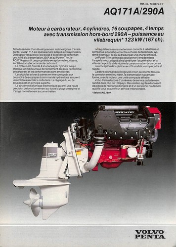 Volvo penta moteur marin aq - volvo, /