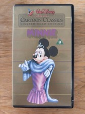 Disney Cartoon Classics Rare Minnie VHS - Video Cassette  - Rare