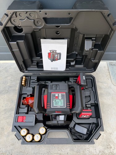 Laser rotatif double pente