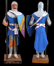 LEMAITRE figure KNIGHT of the KING 1285 - 1314 / soldier old toy