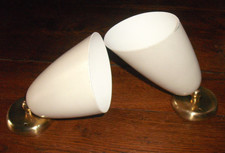 Paire d'anciennes appliques en