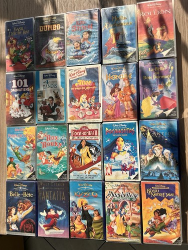 Lot cassettes vidéos - cassettes,