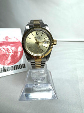 Montre automatique femme BULOVA SUPER SEVILLE CALENDAR cadran doré 24 mm fonc...