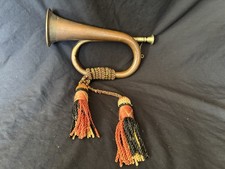 Antique Vintage Copper Brass Military Bugle 26 cm long