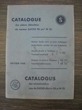 CATALOGUE DES PIECES DETACHEES MOTEUR SACHS M 50 - 1950