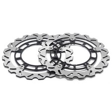 pr Aprilia Tuareg 660 de 2022 à 2024 E5 Paire 300mm Disques de frein Avant Noir