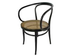 Thonet Style Loung Arm Chair Bistro Ice Cream Parlor Cane Rush Seating Plywood W