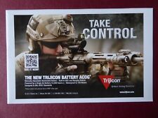 3/2012 PUB TRIJICON BRILLIANT AIMING SOLUTIONS BATTERY ACOG US ARMY ORIGINAL AD