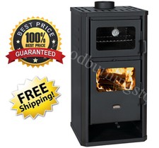 Poêle à bois Cuisinière Combustion Fou Prity FM D 12,1kw. EEK-A ECO DESIGN