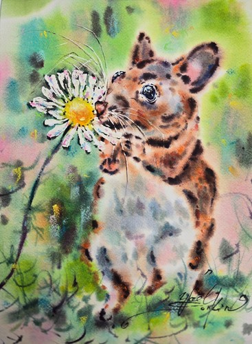 Peinture aquarelle originale