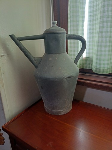 Ancien arrosoir zinc avec - en,