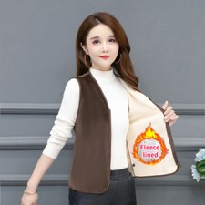 Femme Polaire Gilet Velours