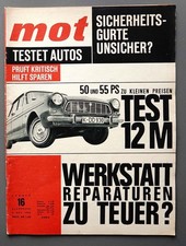 Mot 1963/16 Ford 12M Citroen 2 CV Ford 17 M