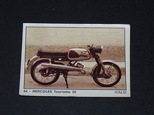 #84 HERCULES TOURISME 50 ITALY MOTORCYCLE 2000 PANINI TOWER EDITIONS 1973