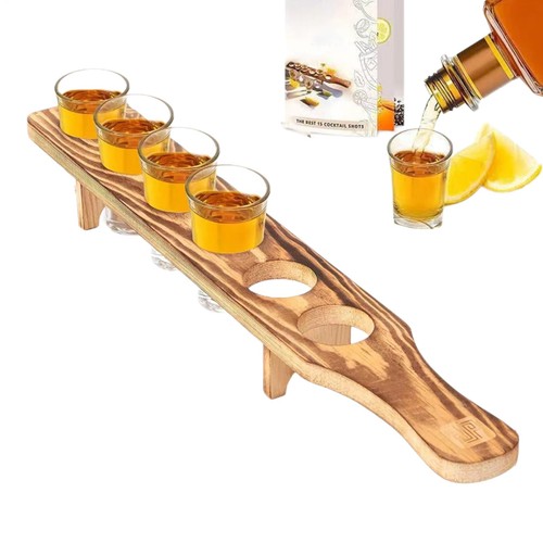 Wooden cocktail stand tequila - stand,,