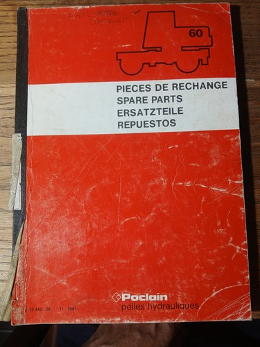 Poclain pneus 60p - 60,
