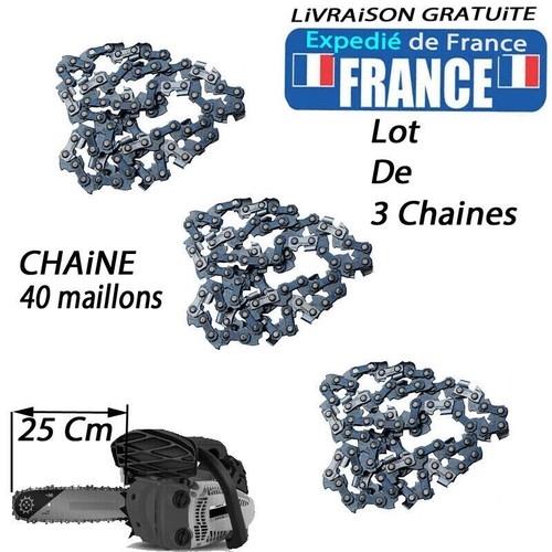 Lot chaînes en 40 - lot,