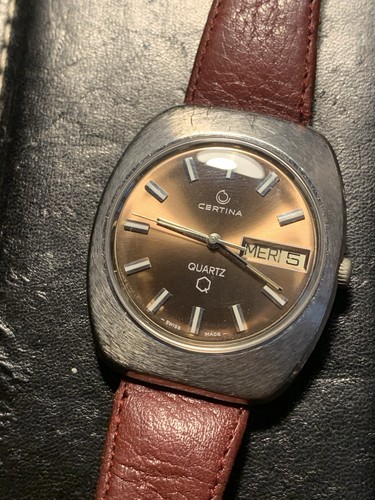 Montre certina quartz vintage - quartz,