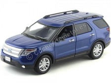 2015 Ford Explorer Bleu 1:18