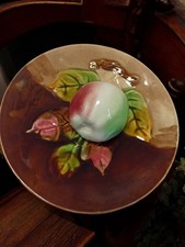 Assiette barbotine ancienne