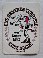 Autocollant Vintage, 1970, Lucky Luke