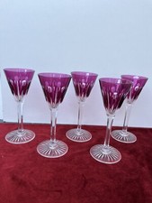 5 ROEMER ST LOUIS RED WINE GLASSES Model Nelly