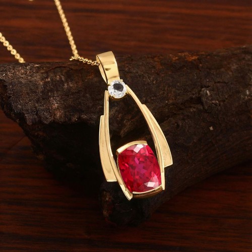 Pendentif rubis burma - en,