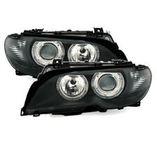 2 FEUX PHARE AVANT ANGEL EYES BMW SERIE 3 E46 COUPE CABRIOLET PHASE 2   04/2003