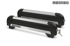 PORTE-SKIS SUR BARRES DE TOIT POUR 4 PAIRES DE SKI / 2 SURFS - MENABO ICEBERG