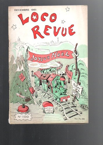 Magazine loco revue 1951 noel - magazine,