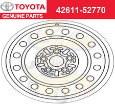 Genuine Toyota 42611-52770 Steel Wheel Rim 12-19 Prius C 13-14 Yaris