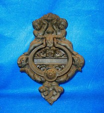  Old Cast Iron 10.5" Tall Door