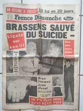 ▬► FD 1082-1967 BRASSENS_CLAUDE FRANÇOIS_FARAH DIBA_RAQUEL WELCH_ADAMO