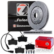 Disques De Frein 312Mm + Plaquettes Arrière Compatibles Avec Audi Rs4 B5 8D